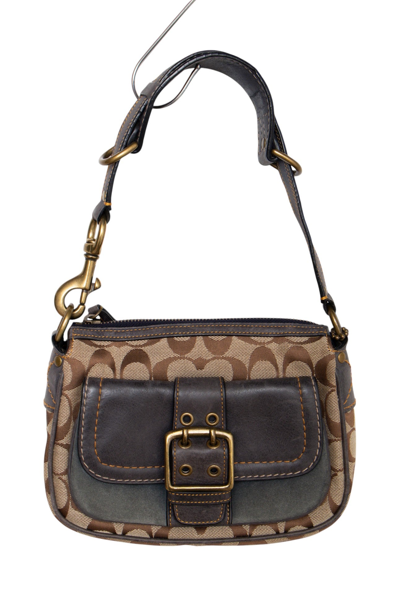 #152 Coach Shoulder Bag Brown | c. 187 | Size