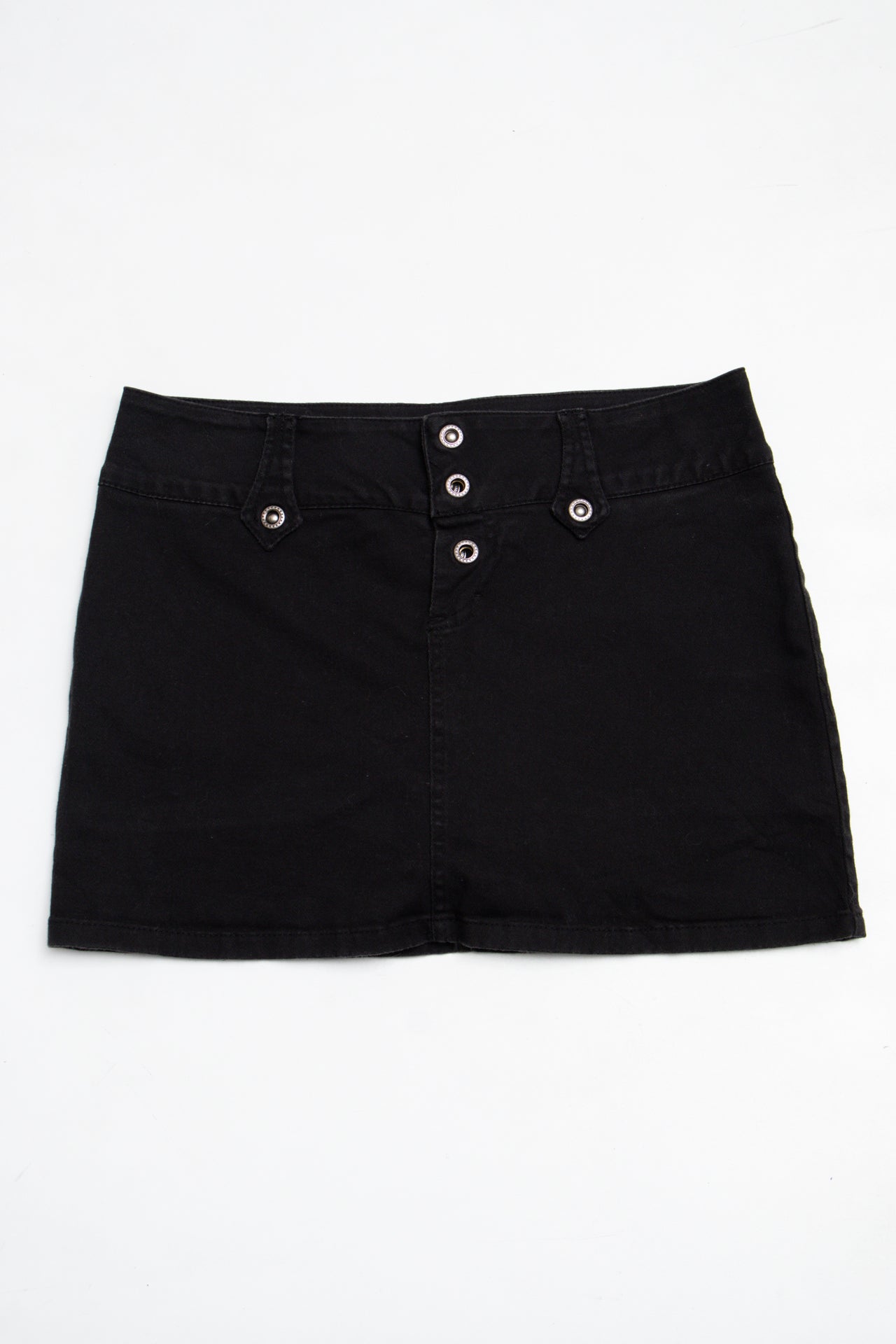 #150 Jordache Mini Skirt Black | c. 200 | Size 8