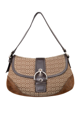 #170 Coach Shoulder Bag Brown | c. 206 | Size