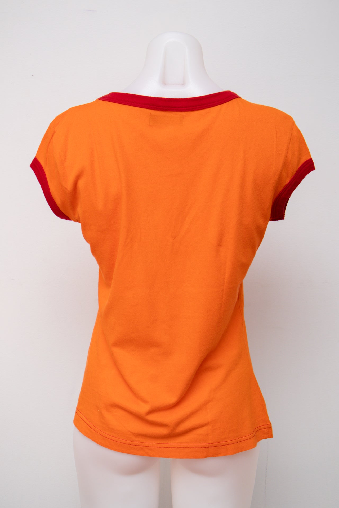 #085 Vero Moda T-shirt Orange | c. 199 | Size 10