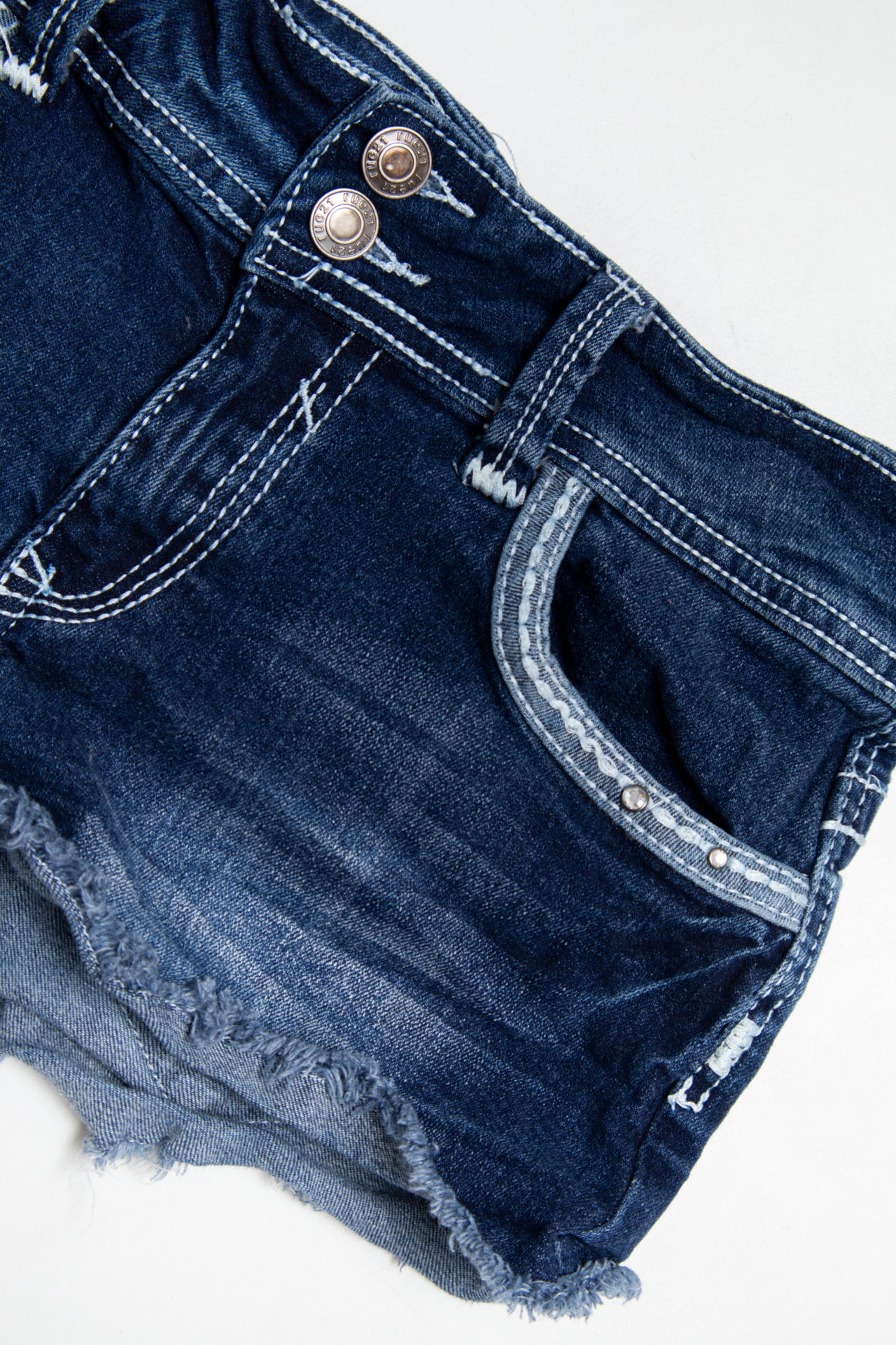 #96 Rue21 Denim Shorts Blue | c. 184 | Size 8