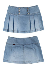 #149 Mudd Mini Skirt Blue | c. 190 | Size 8