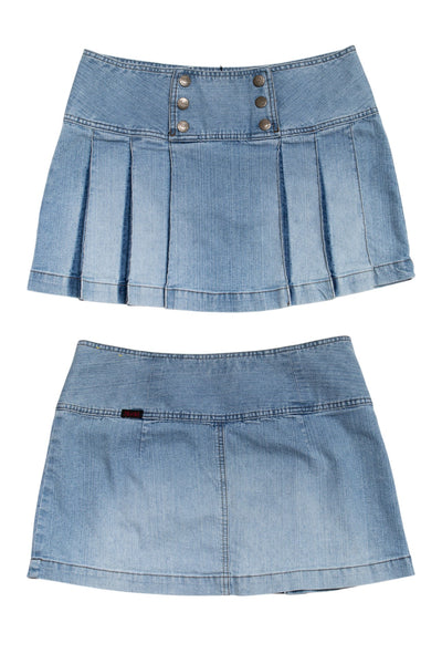 #149 Mudd Mini Skirt Blue | c. 190 | Size 8