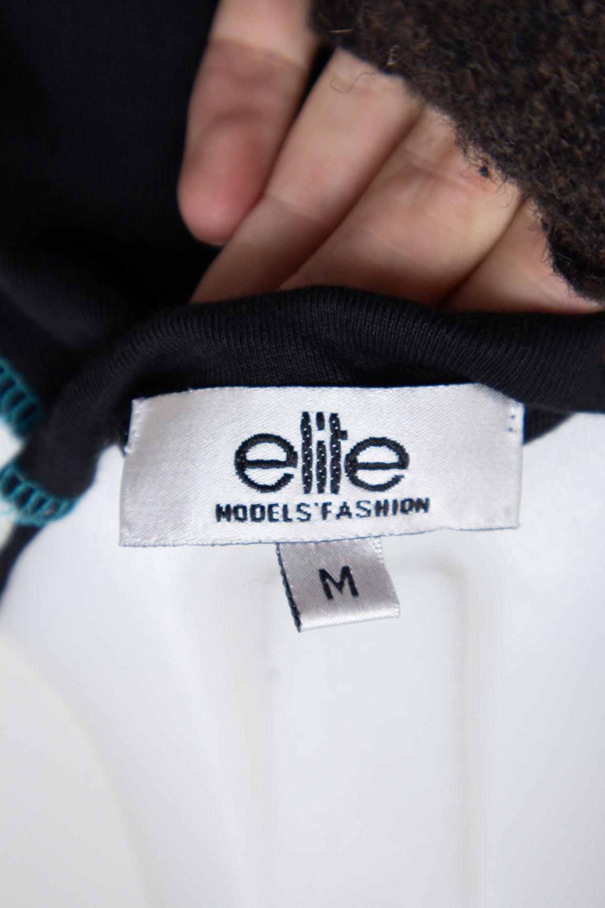 #003 Elite Models Fashion Top Black | c. 209 | Size 8