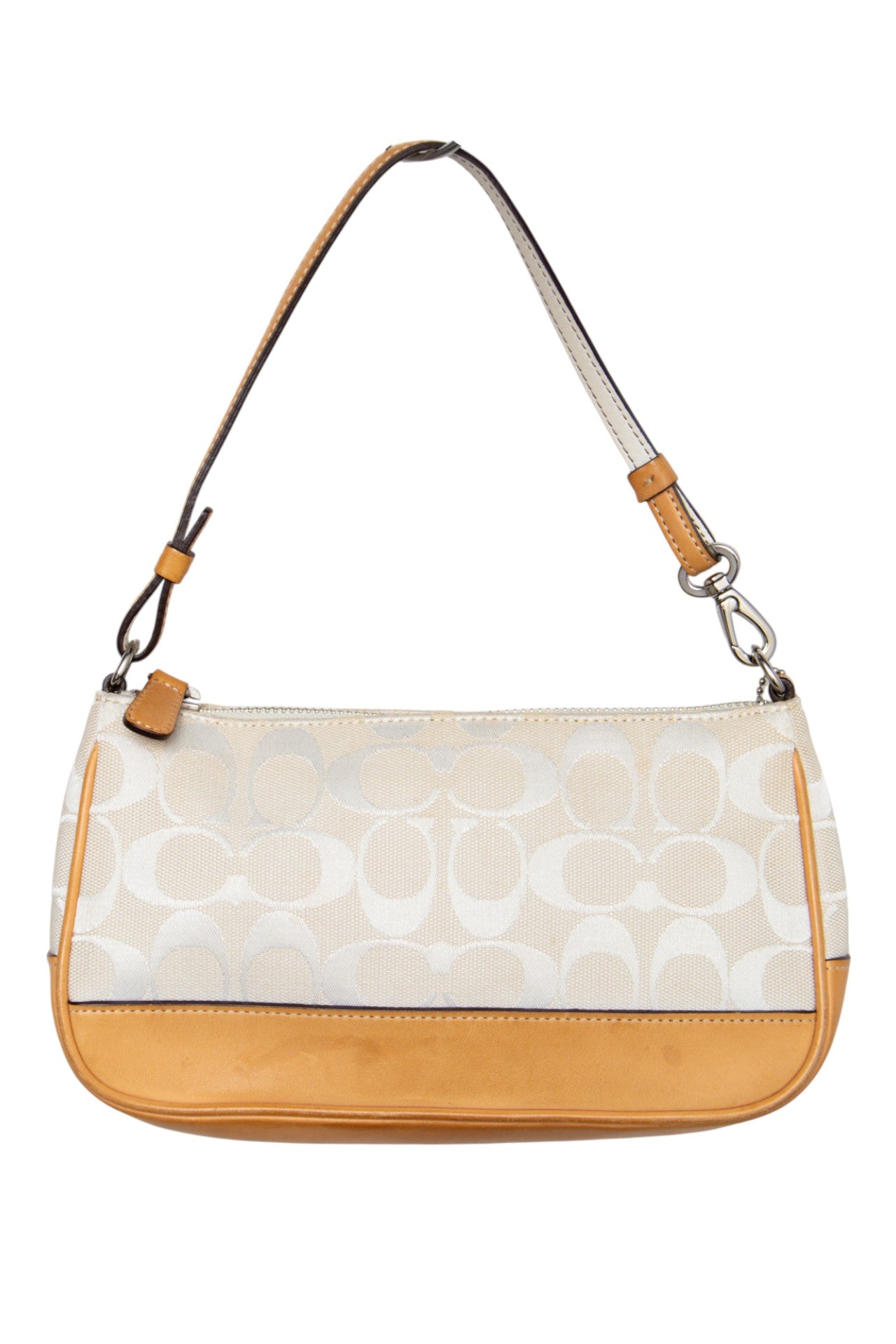 #185 Coach Shoulder Bag Beige | c. 202 | Size
