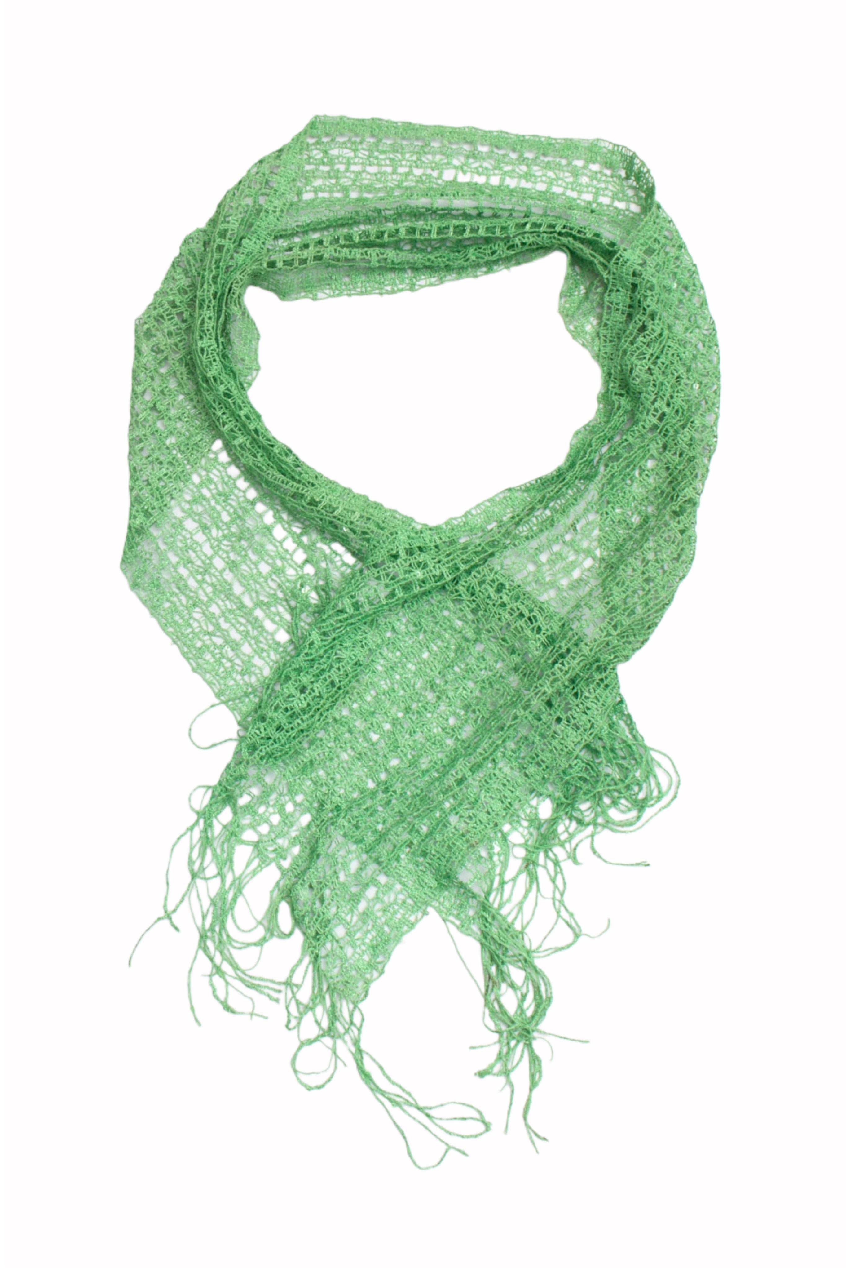 #77 Green Sequin Scarf | Brat