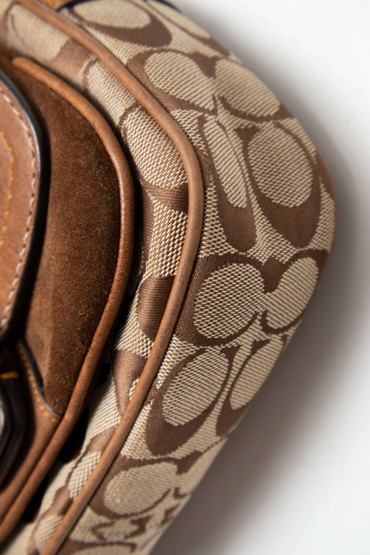 #151 Coach Shoulder Bag Brown | c. 187 | Size