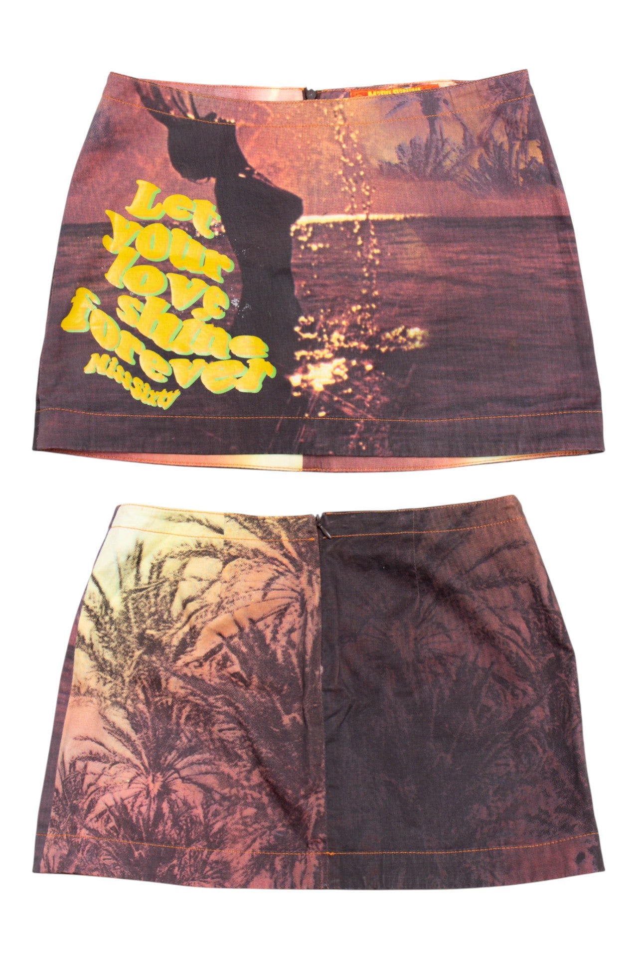 #060 Miss Sixty Mini Skirt Brown | c. 204 | Size 6/8