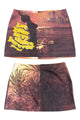 #060 Miss Sixty Mini Skirt Brown | c. 204 | Size 6/8