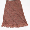 #115 International Concepts Skirt Red | c. 193 | Size 8