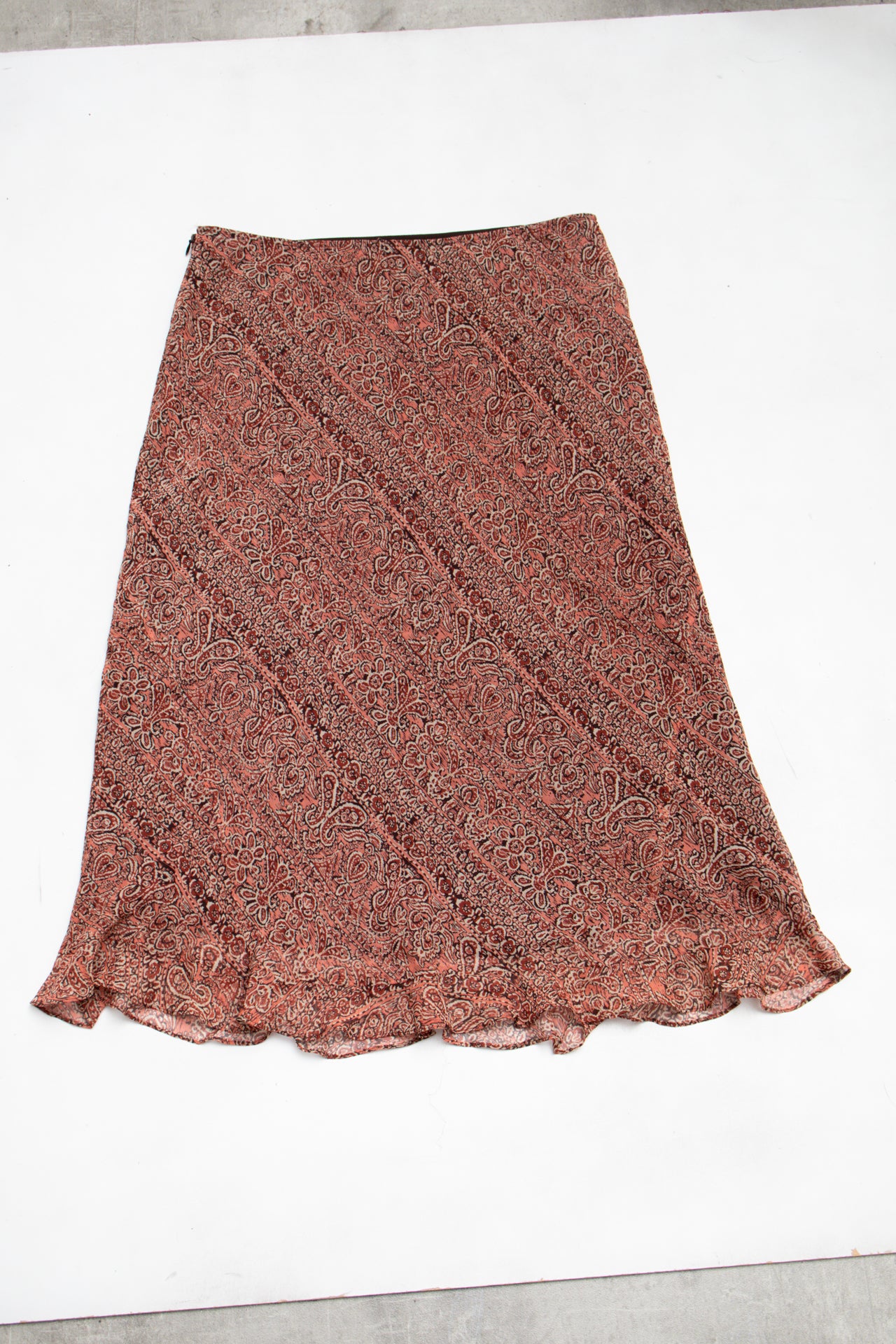 #115 International Concepts Skirt Red | c. 193 | Size 8