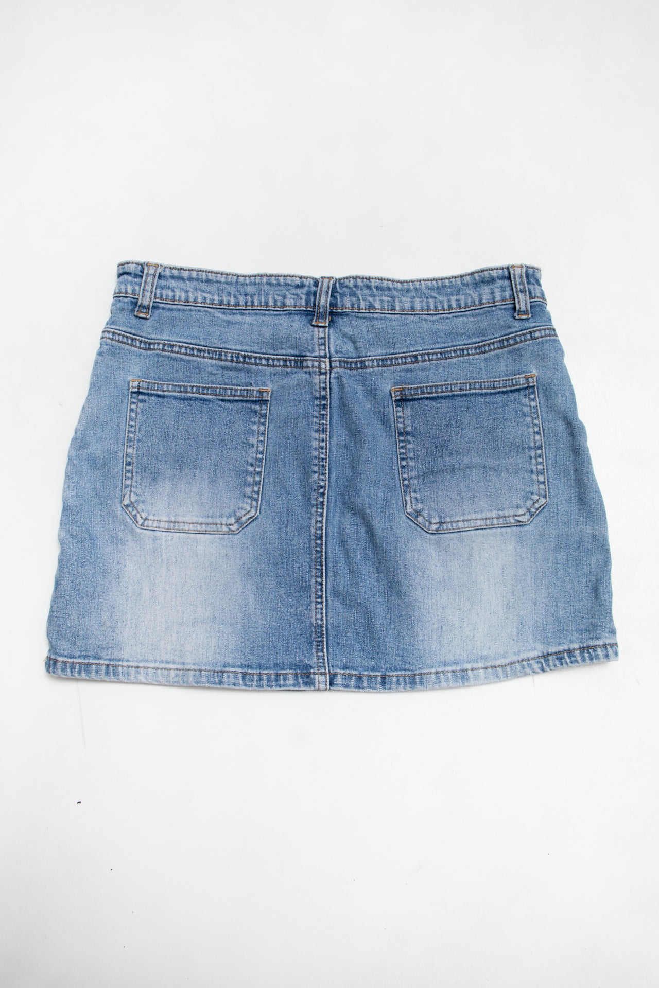 #140 Valleygirl Mini Skirt Blue | c. 190 | Size 8
