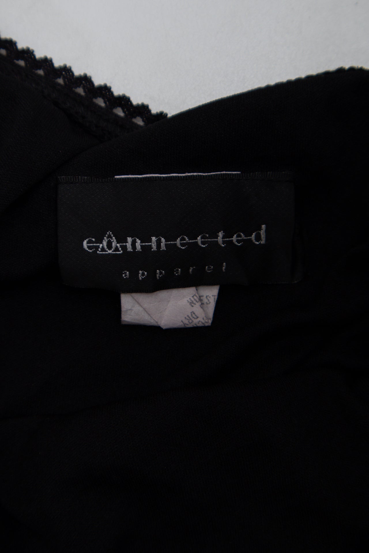 #146 Connected Apparel Skirt Black | c. 193 | Size 10