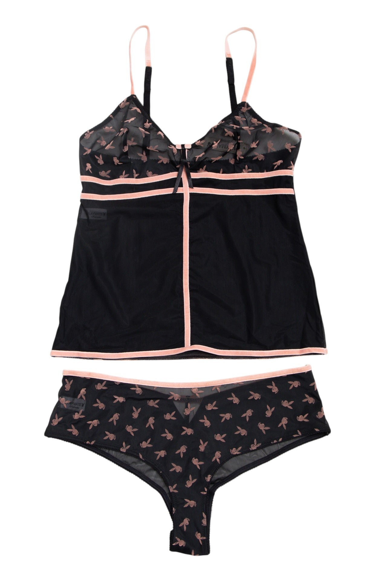 #28 Playmate Intimates Camisole Top Black | c. 185 | Size 12 / 14A