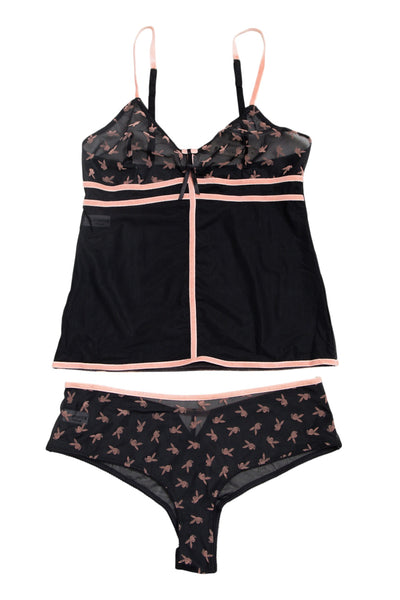 #28 Playmate Intimates Camisole Top Black | c. 185 | Size 12 / 14A