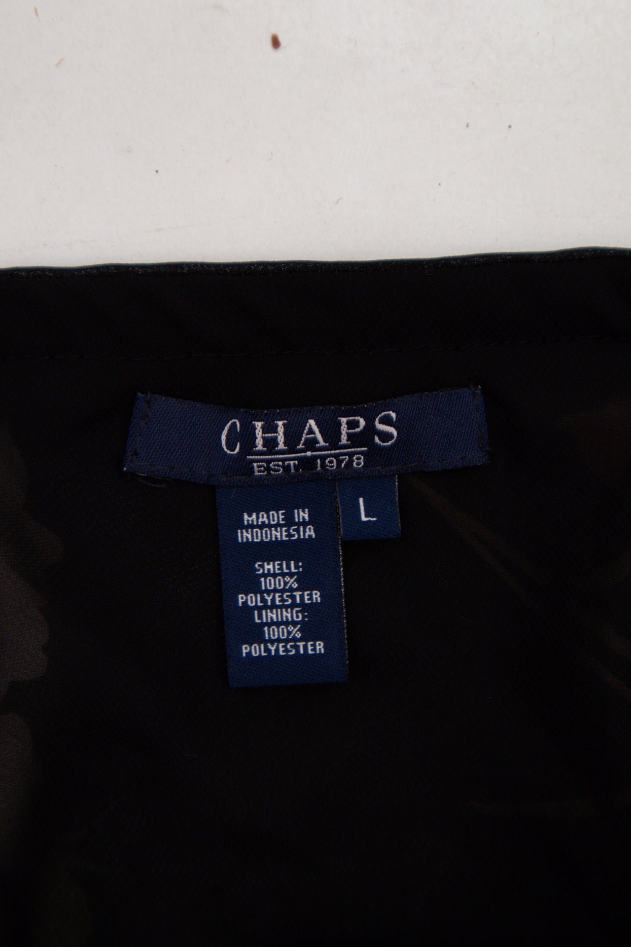#183 Chaps Skirt Black | c. 207 | Size 12