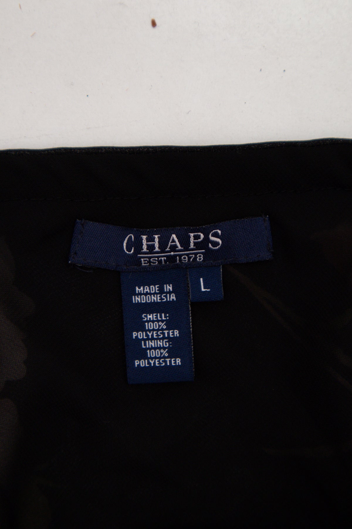 #183 Chaps Skirt Black | c. 207 | Size 12