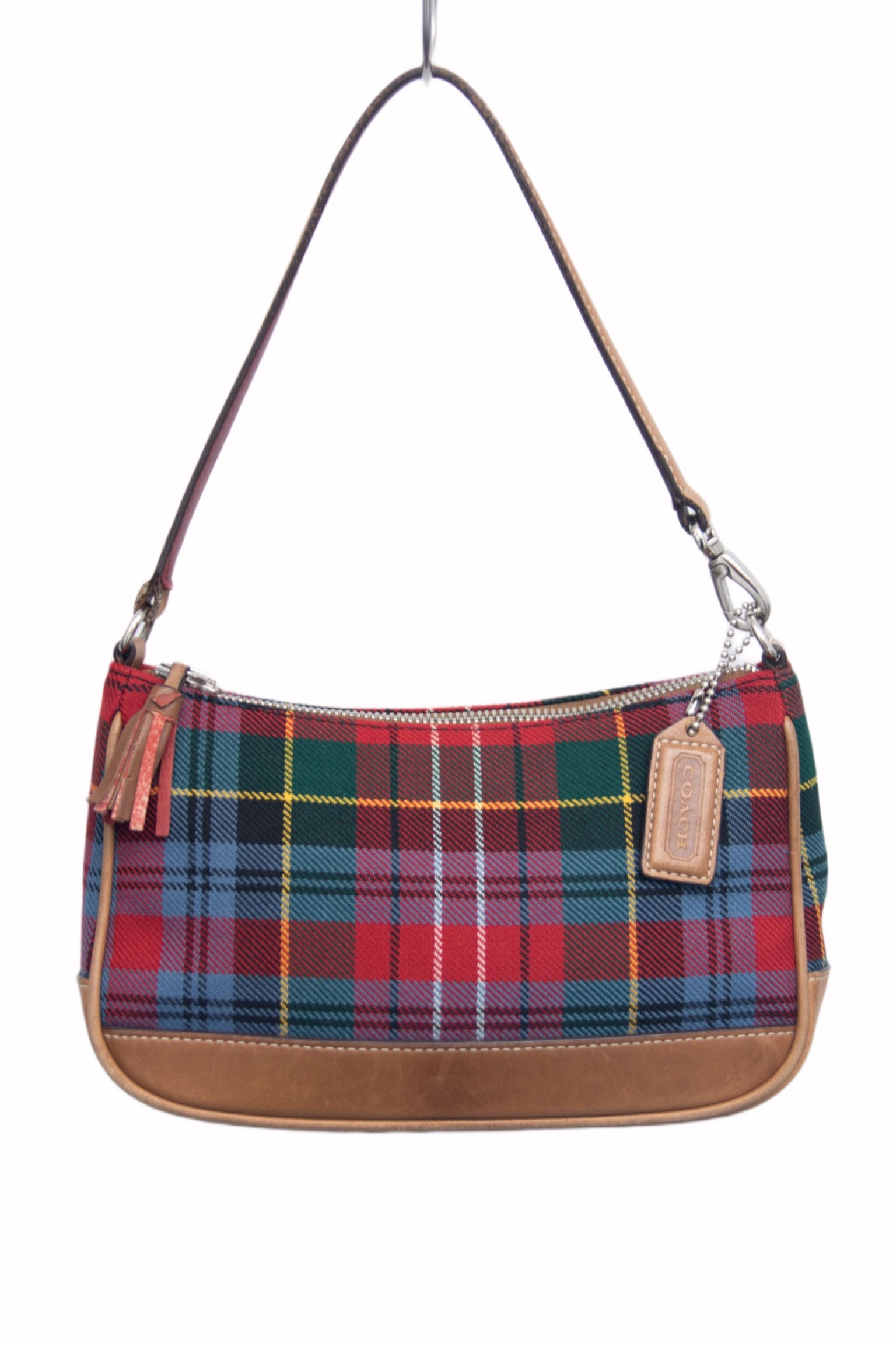 Coach sale plaid purse