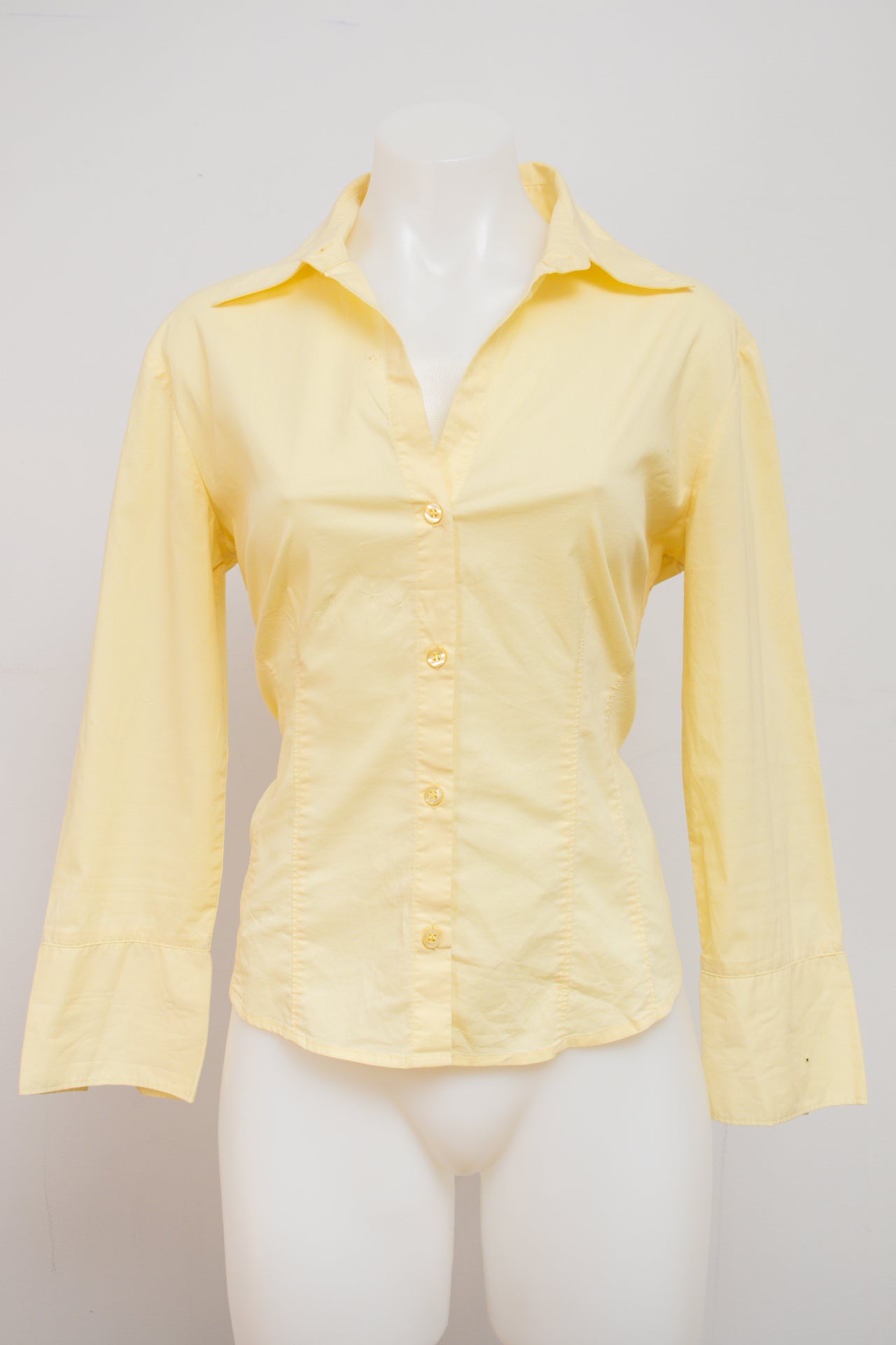 #060 New York & Company Long Sleeve Yellow | c. 213 | Size 8