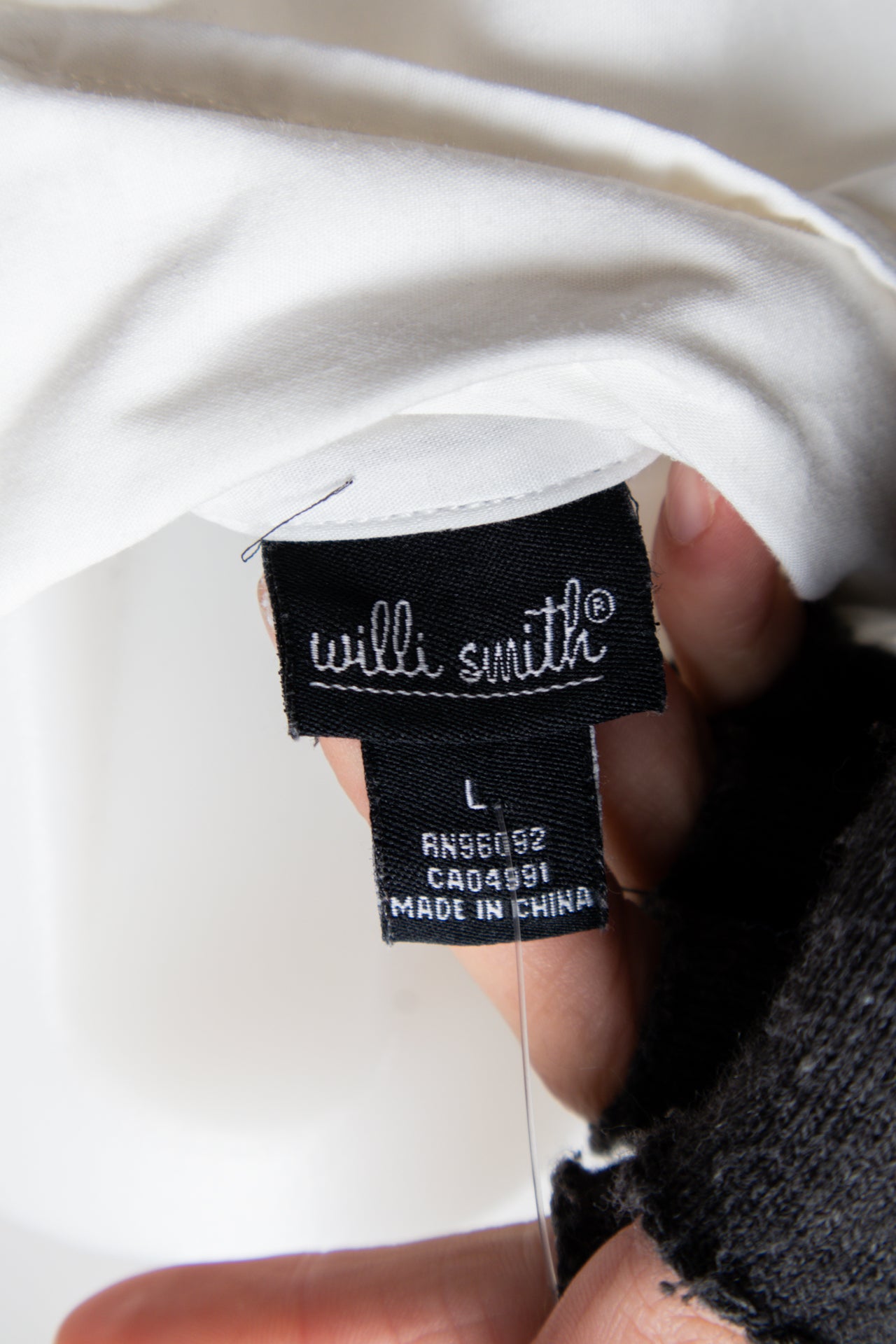 #115 Willi Smith T-shirt White | c. 191 | Size 12
