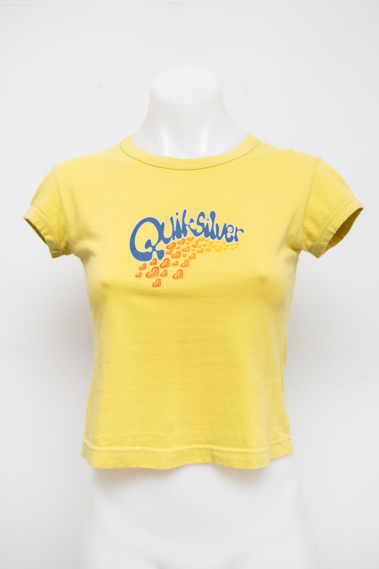 #88 Quiksilver T-shirt Yellow | c. 196 | Size 8