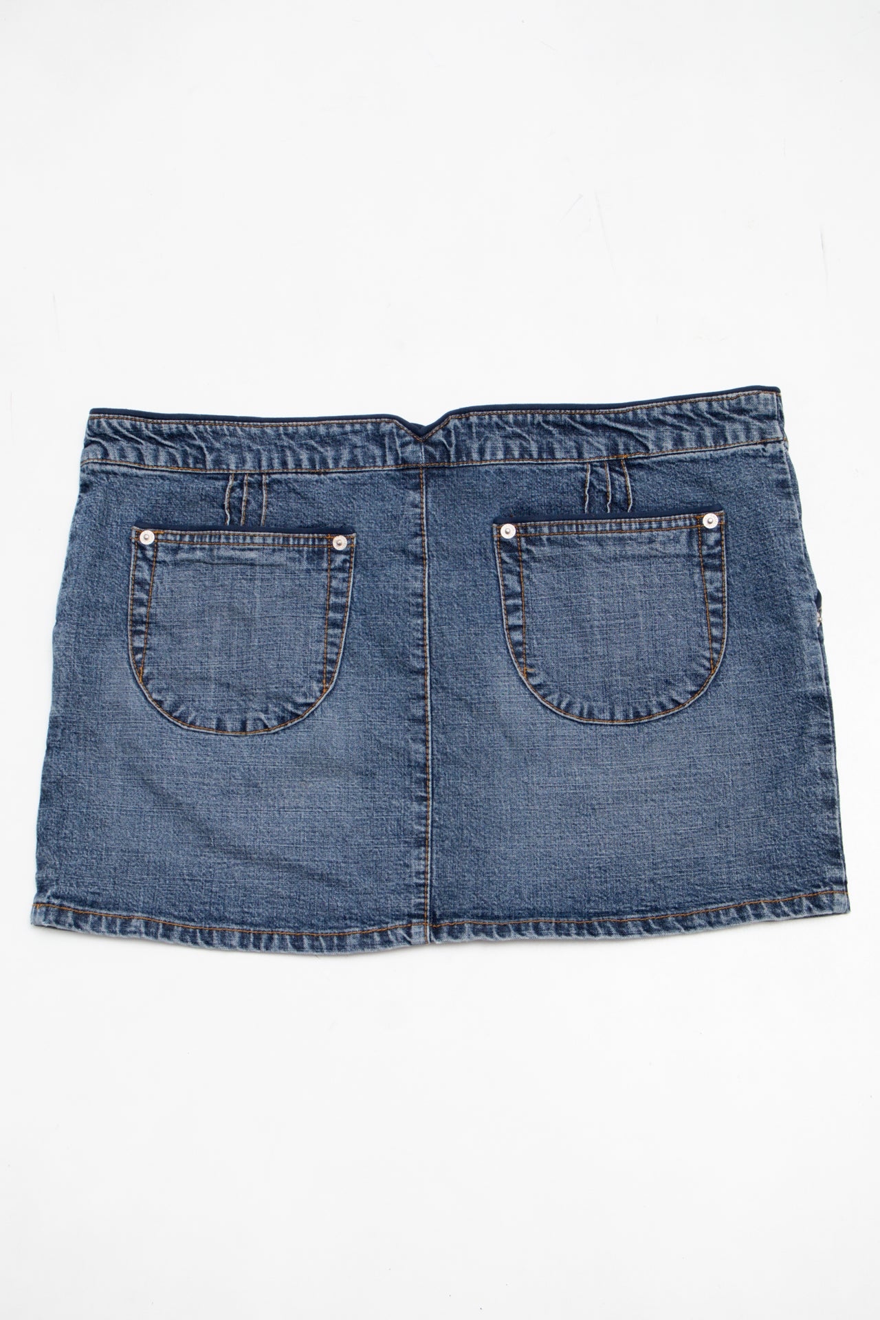 #058 10 Mini Skirt Blue | c. 204 | Size 14