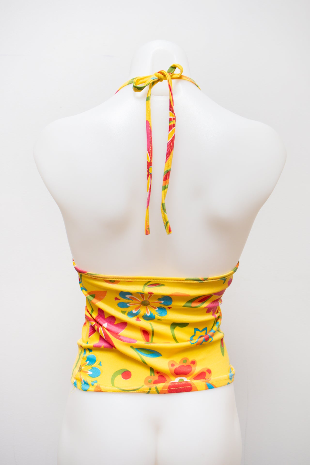 #65 Halter Top Yellow | c. 191 | Size 8