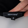 #016 Denny Rose Halter Top Black | c. 202 | Size 8