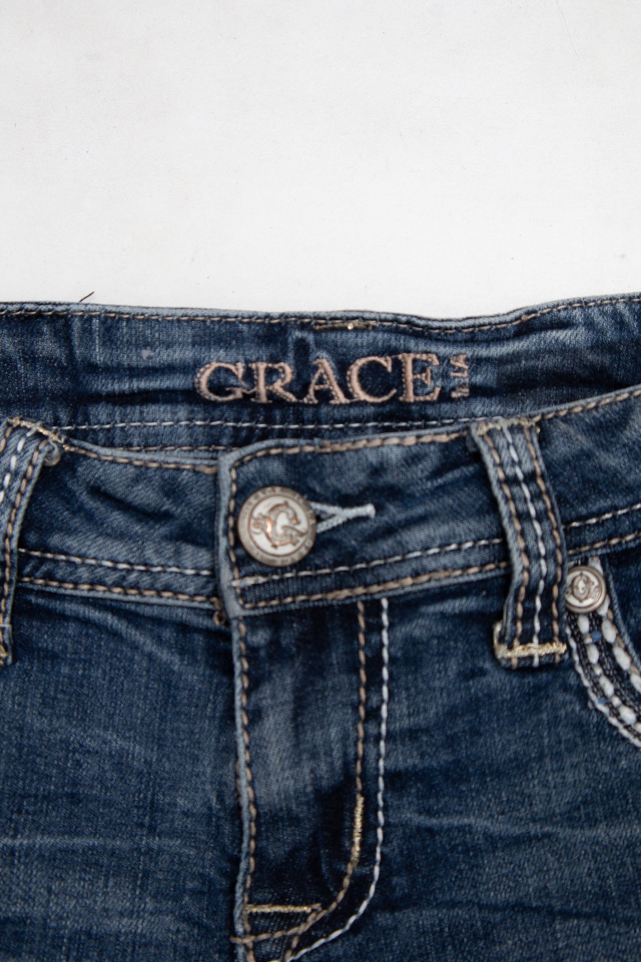 #035 Grace Jeans Blue | c. 206 | Size 6