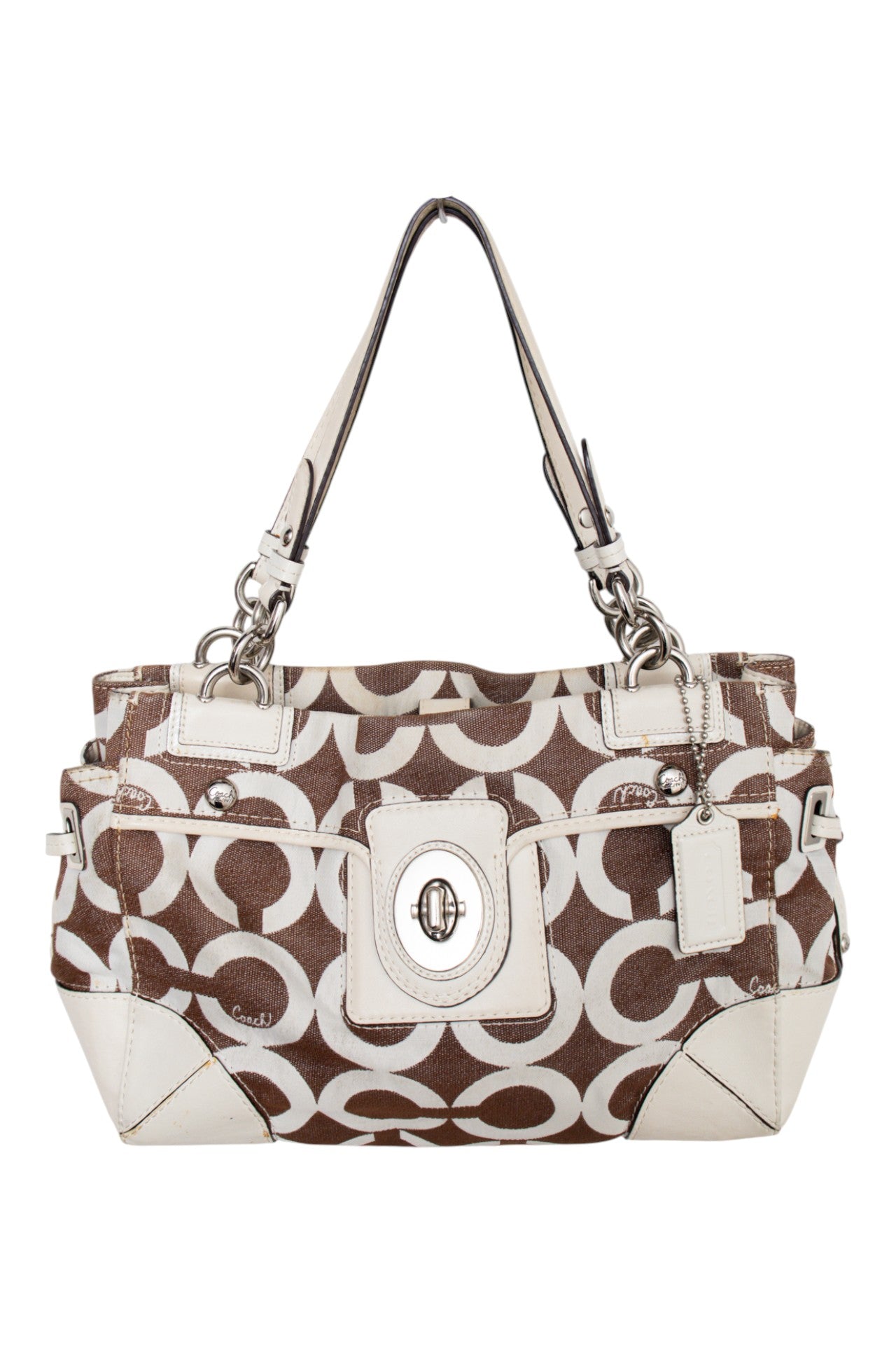#190 Coach Shoulder Bag Brown | c. 202 | Size
