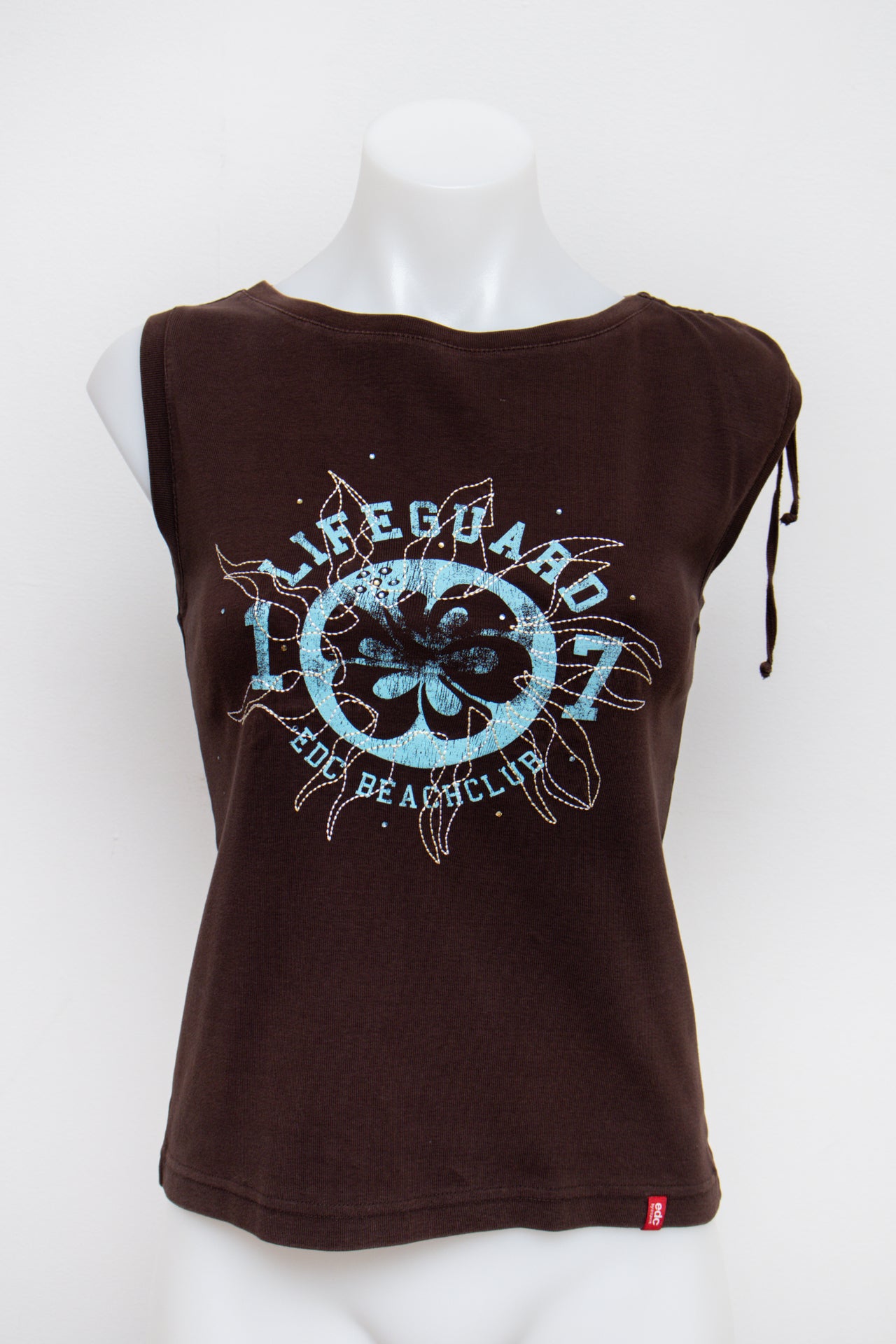#84 Edc By Esprit Tank Top Brown | c. 193 | Size 12
