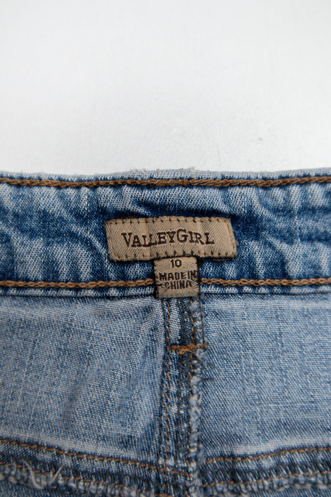 #140 Valleygirl Mini Skirt Blue | c. 190 | Size 8