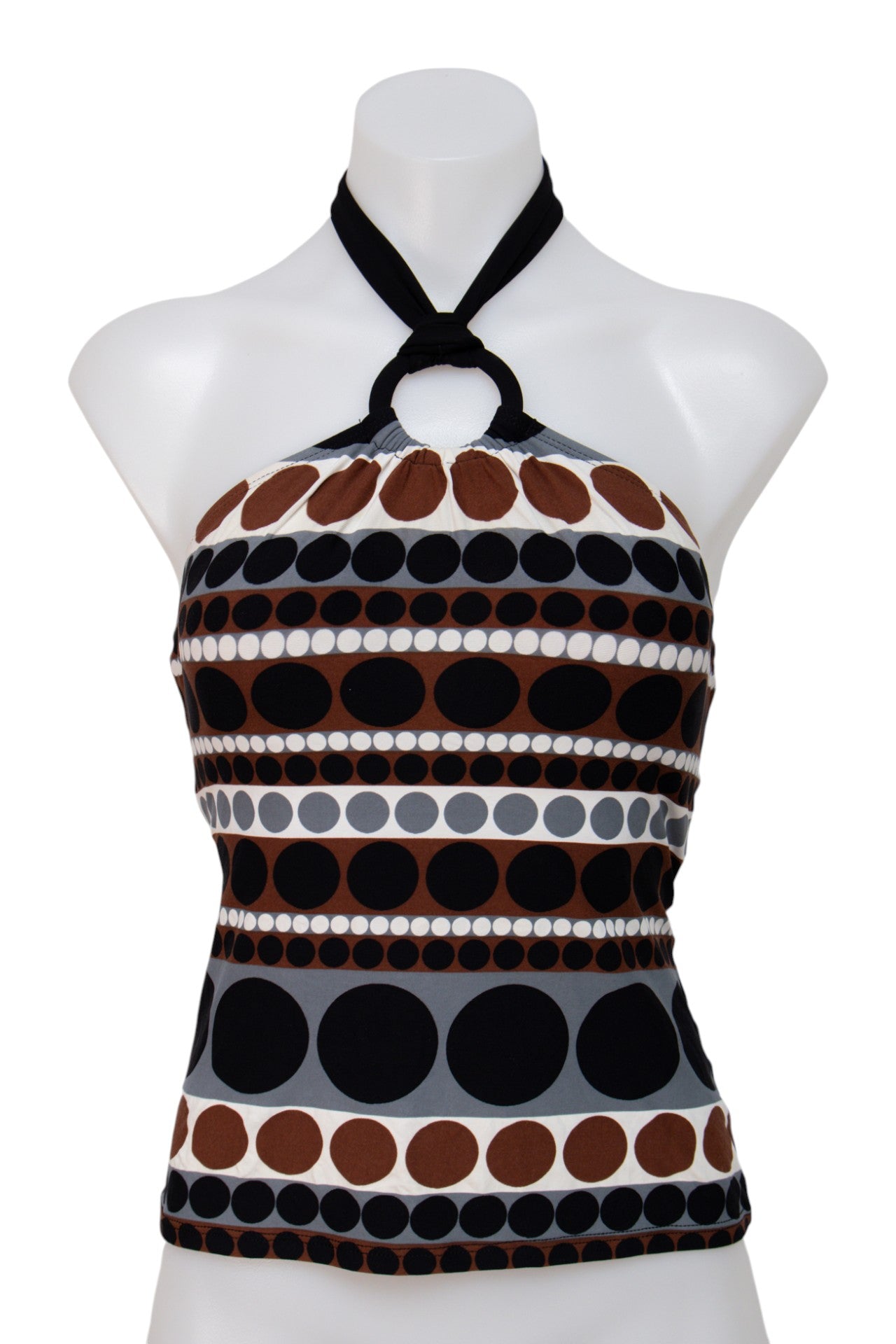 #004 Halter Top Brown | c. 199 | Size 8