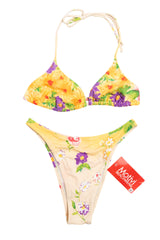 #036 Motivi Beachwear Deadstock Bikini Yellow | c. 213 | Size 8