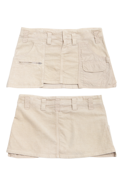 #178 Evo-e Mini Skirt Beige | c. 199 | Size 12