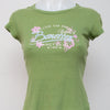 #089 United Colors Of Benetton T-shirt Green | c. 199 | Size 10