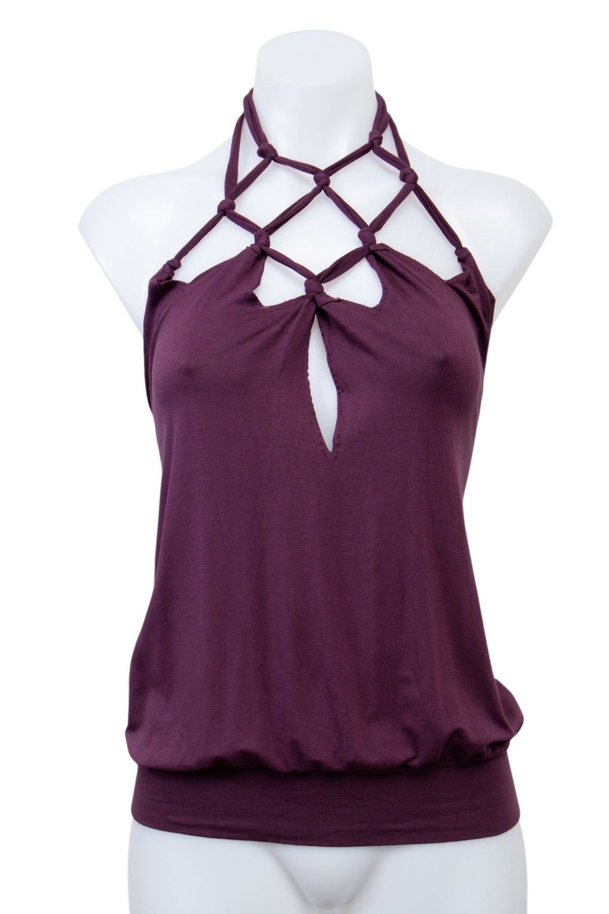 #071 Bsb Jeans Halter Top Purple | c. 207 | Size 8