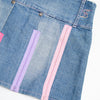 #155 Stand Point Mini Skirt Blue | c. 207 | Size 10