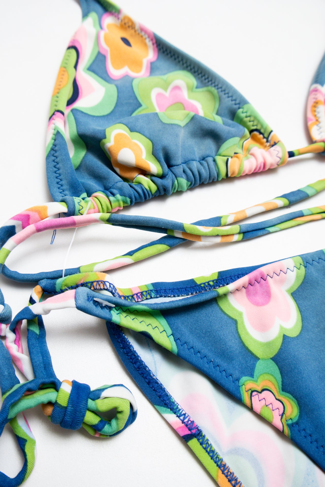 #089 Golden Lady Beachwear Bikini Blue | c. 213 | Size 10