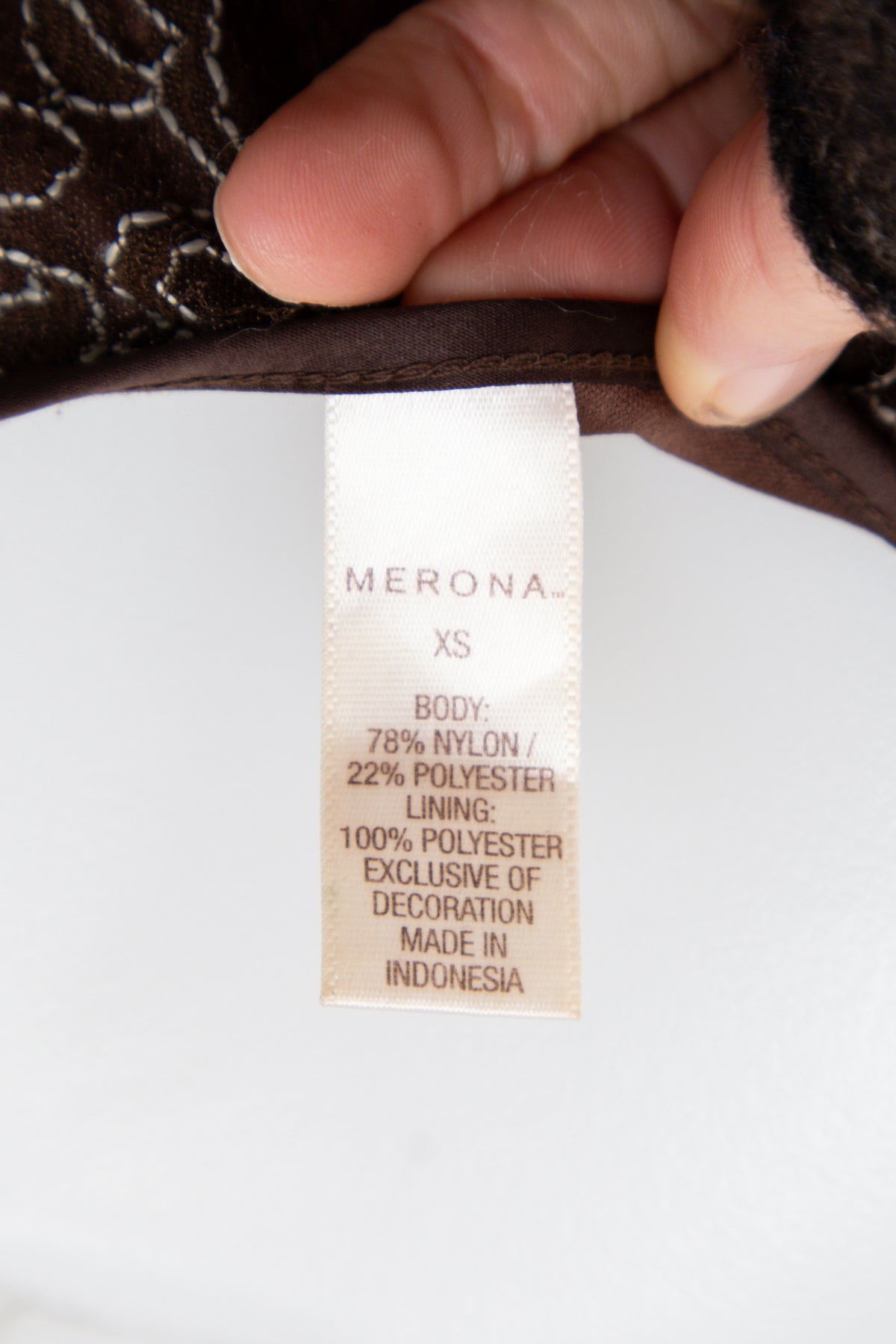 #050 Merona Top Brown | c. | Size 6/8