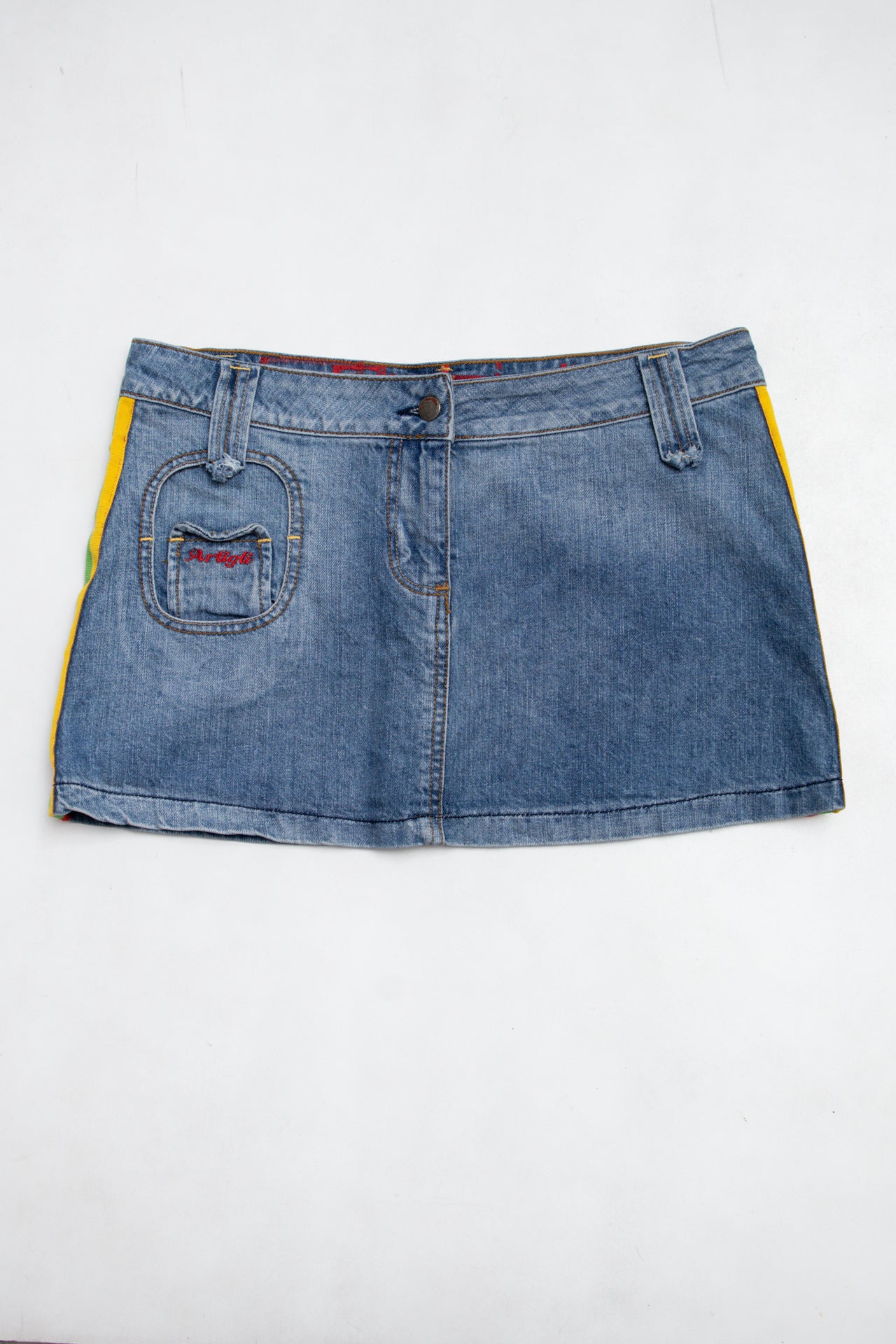 #127 Artigli Mini Skirt Blue | c. 196 | Size 12