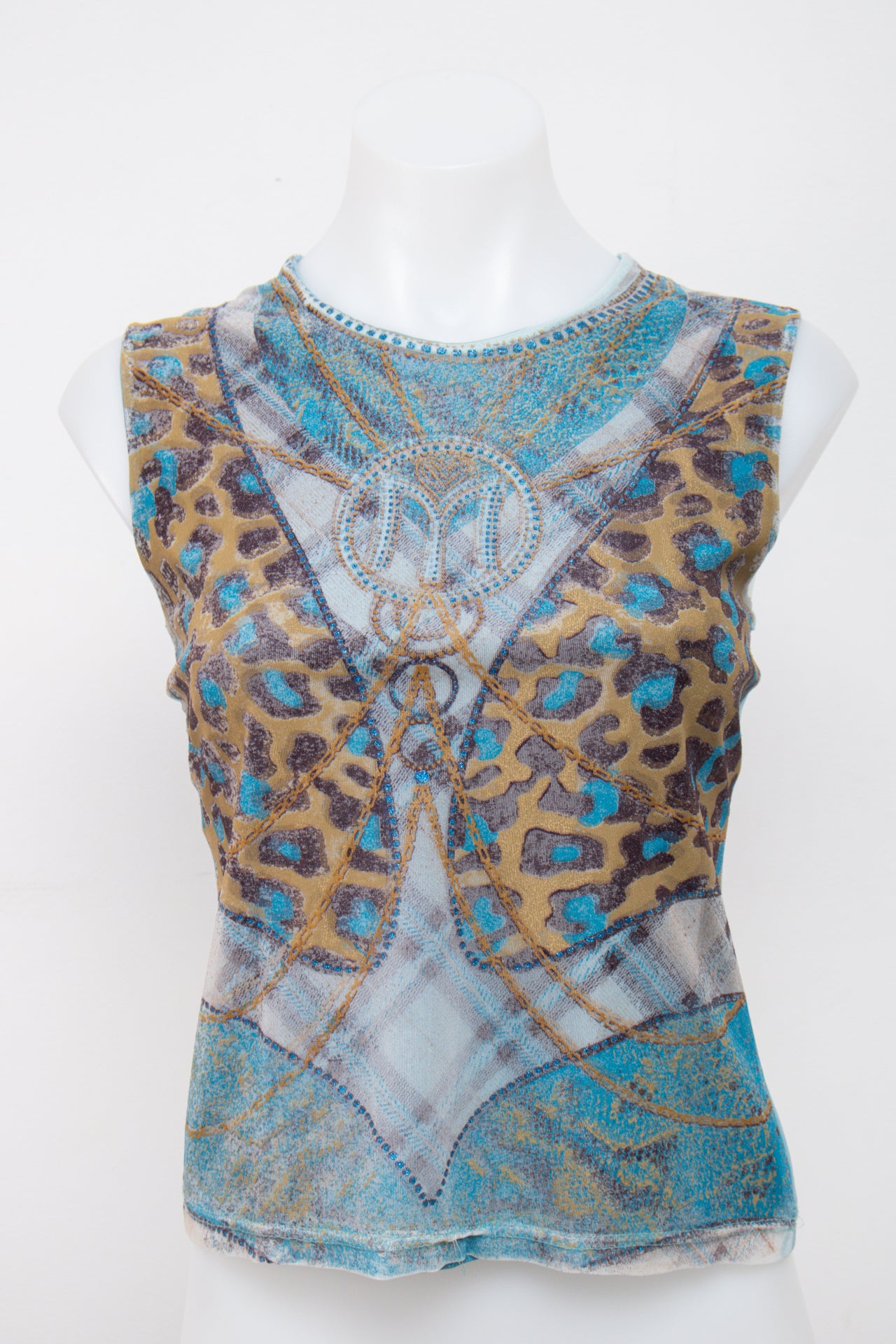 #030 Morgan De Toi Tank Top Blue | c. 201 | Size 8