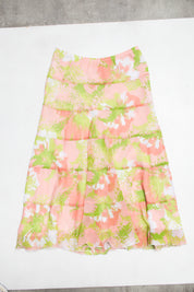 #104 Ruby Rd. Long Skirt Pink | c. 213 | Size 8