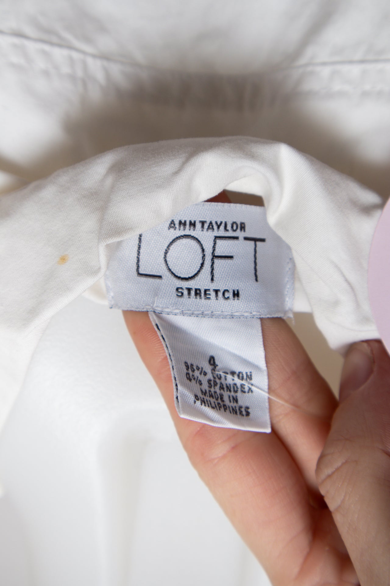 #41 Ann Taylor Loft Camisole Top White | c. 189 | Size 8