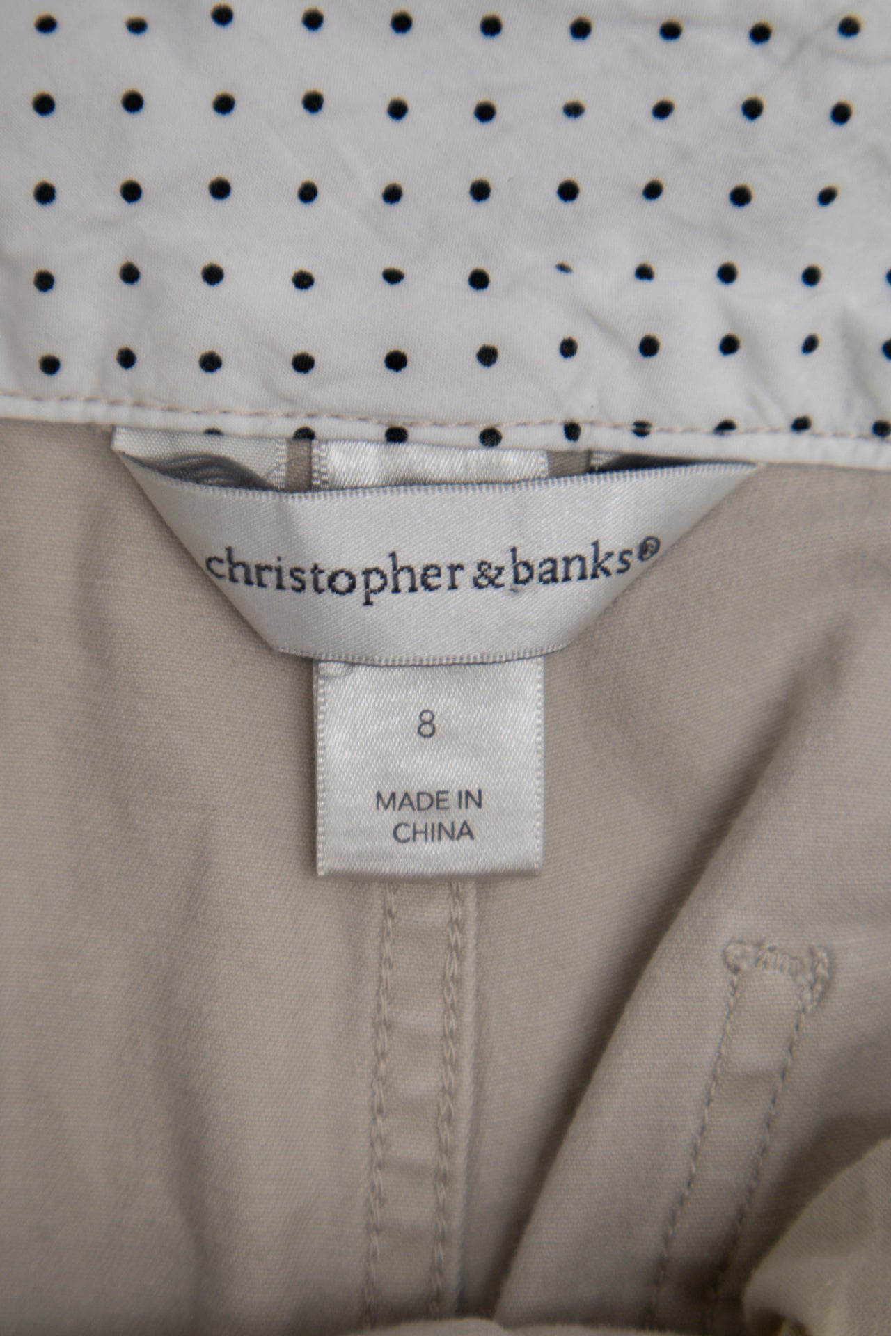 #134 Christopher & Banks Pants Beige | c. 199 | Size 8