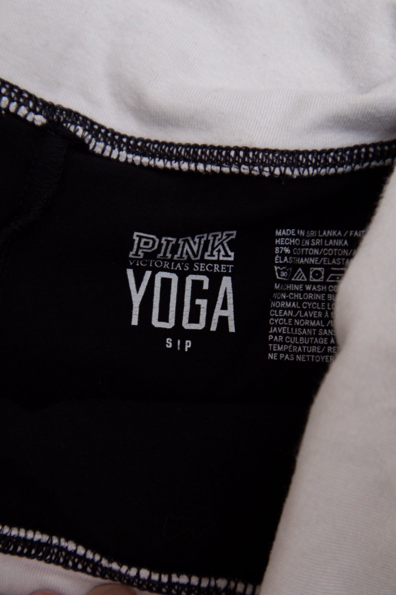 #121 Pink Victoria's Secret Pants Black | c. 202 | Size 8