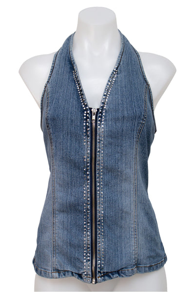 #035 Platinum Plush Tank Top Blue | c. 199 | Size 8