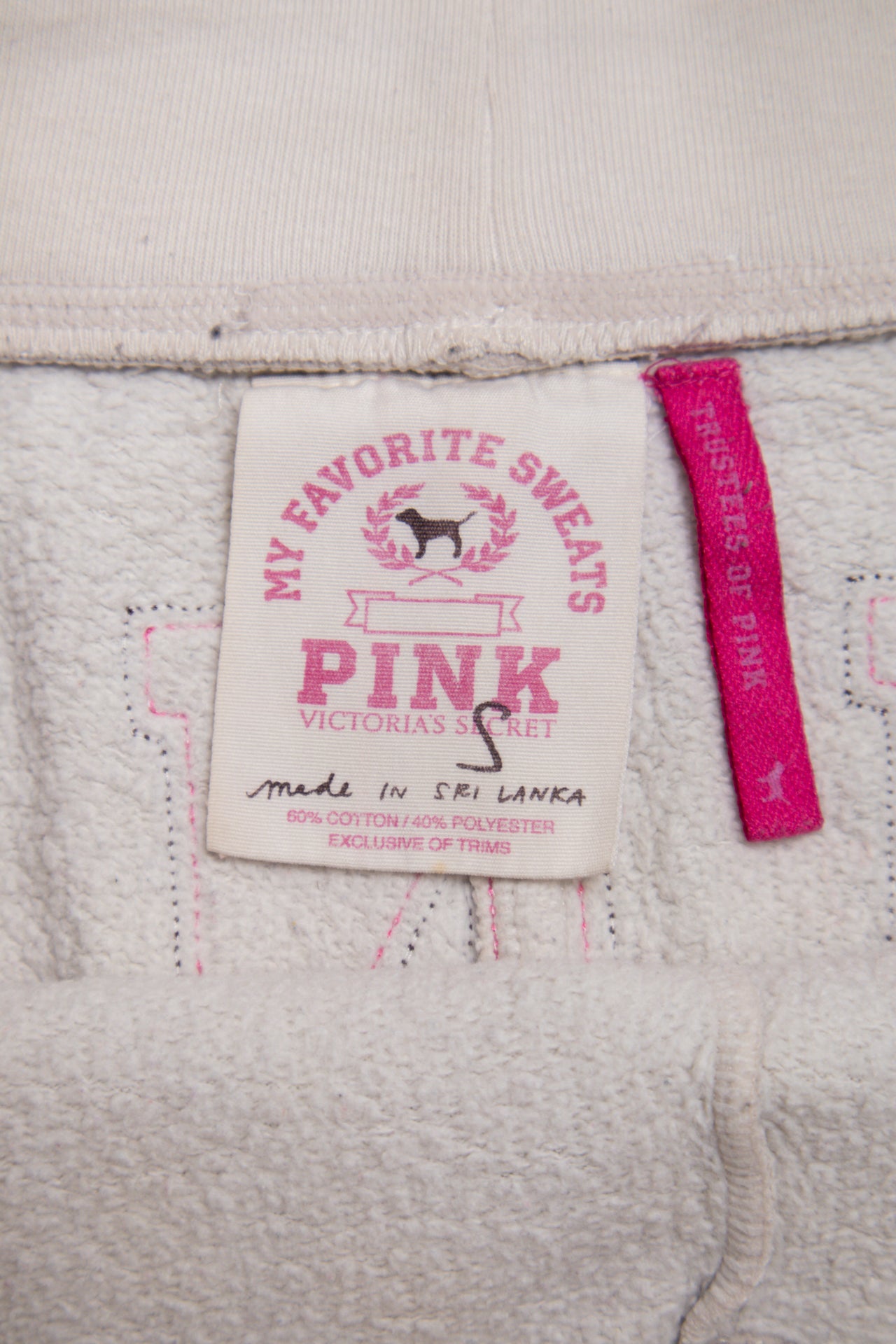#160 Victoria's Secret Pink Shorts White | c. 196 | Size 8