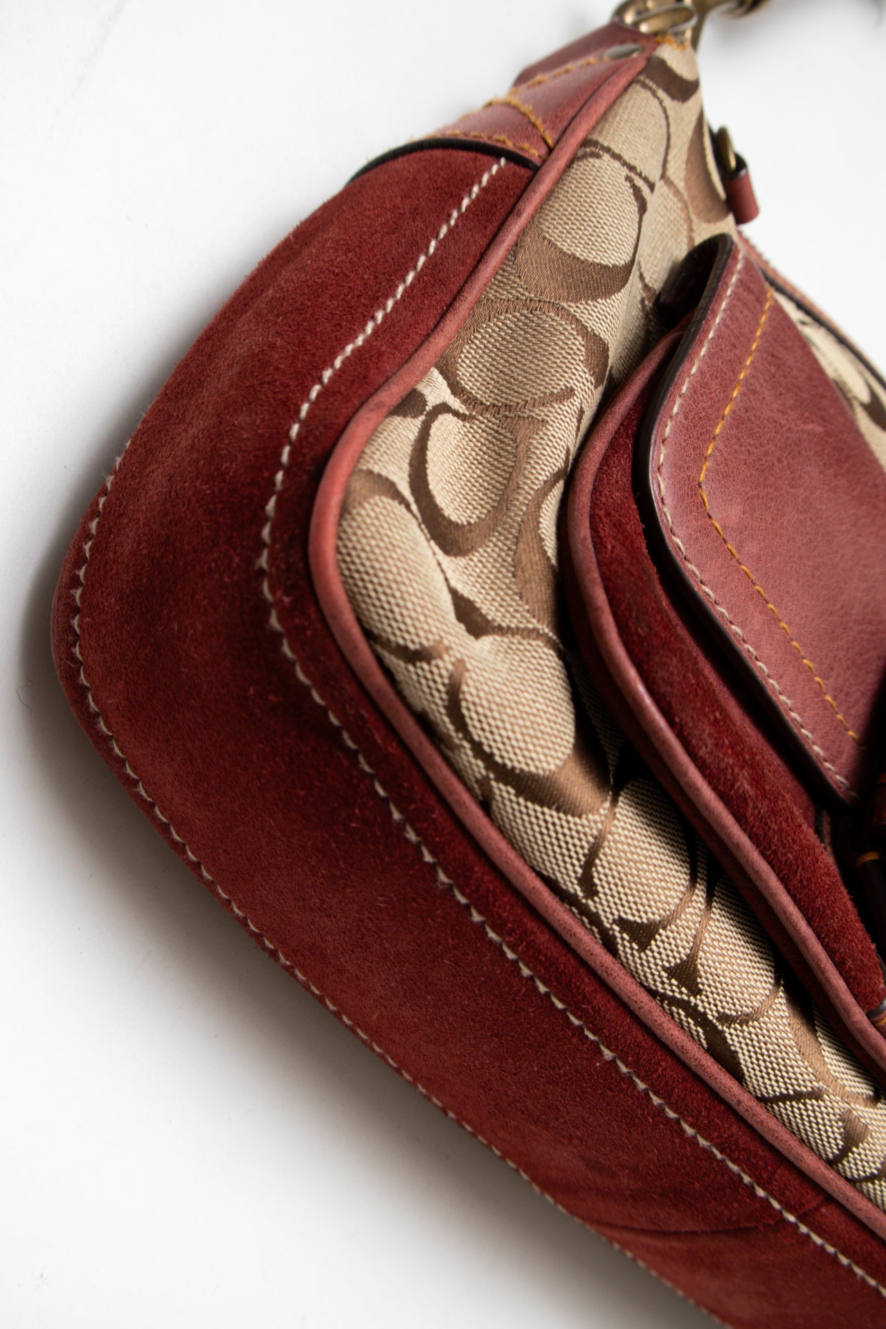 #153 Coach Shoulder Bag Brown | c. 187 | Size