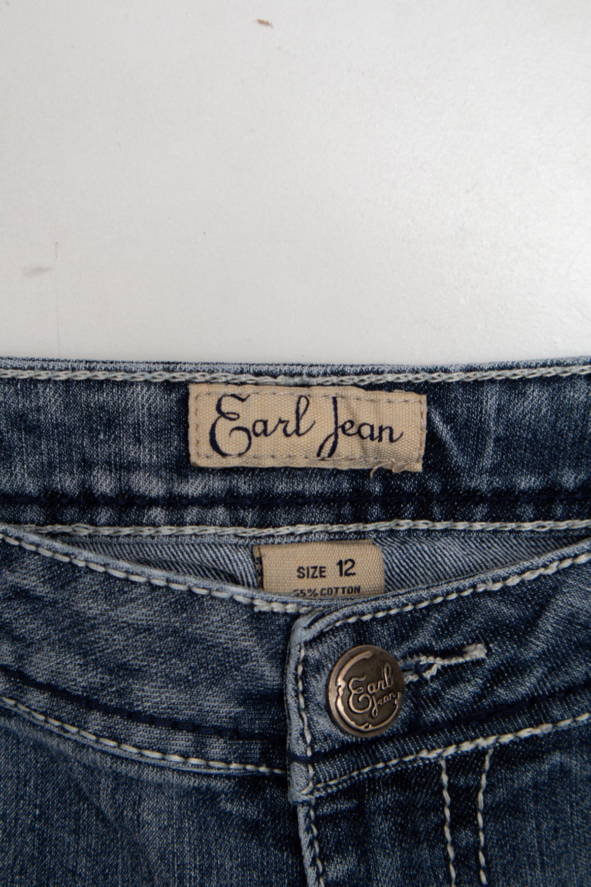 #108 Earl Jean Capris Blue | c. 209 | Size 12